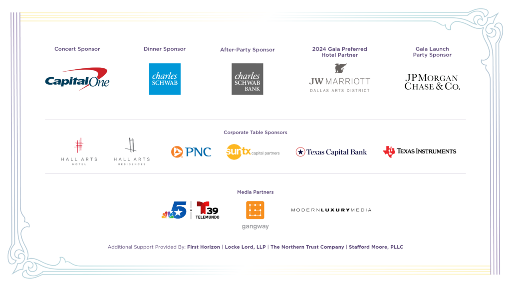 2024 Symphony Gala Dallas Symphony Orchestra